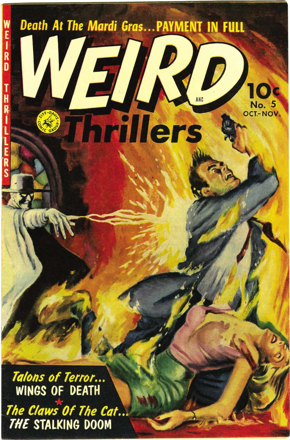 Comic Book Cover For Weird Thrillers 5