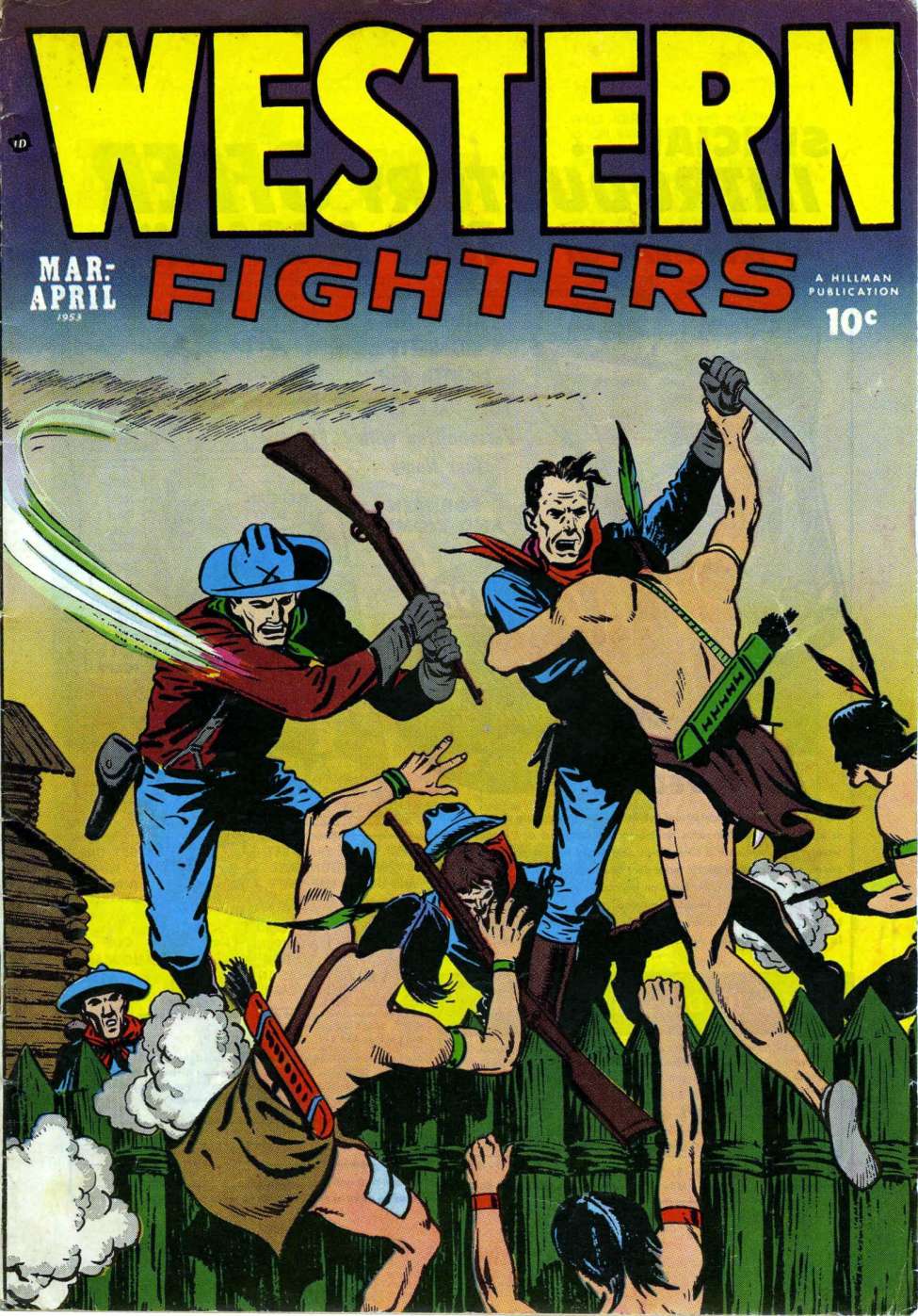 Comic Book Cover For Western Fighters v4 7