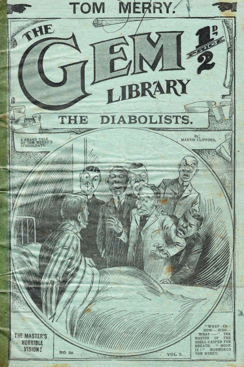 Comic Book Cover For The Gem v1 39 - The Diabolist