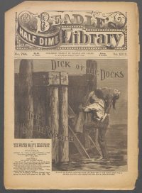 Large Thumbnail For Beadle's Half Dime Library 744 - Dick of the Docks, the Night-Watch