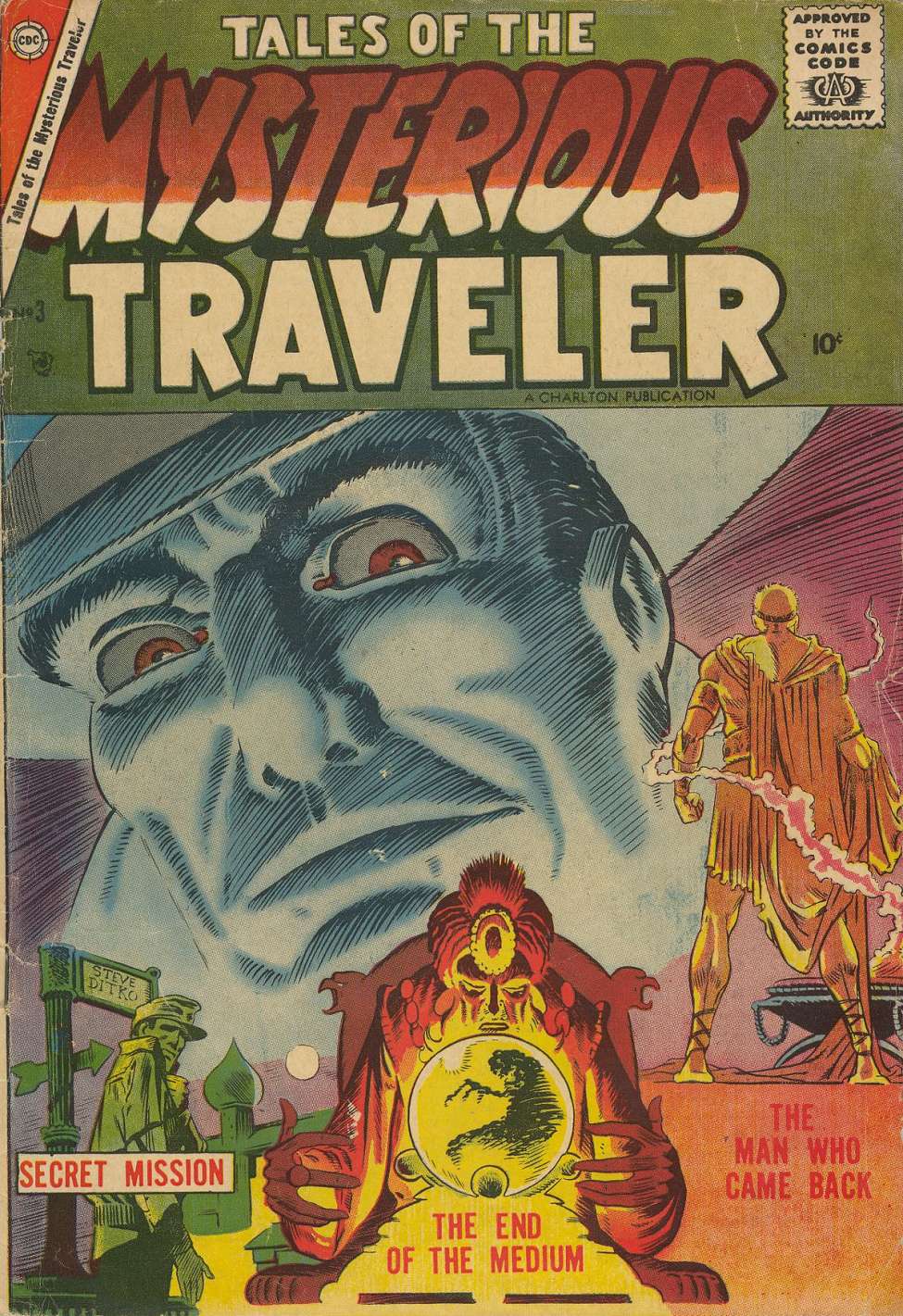 Comic Book Cover For Tales of the Mysterious Traveler 3