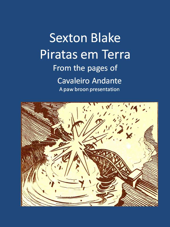 Comic Book Cover For Sexton Blake in Piratas em Terra