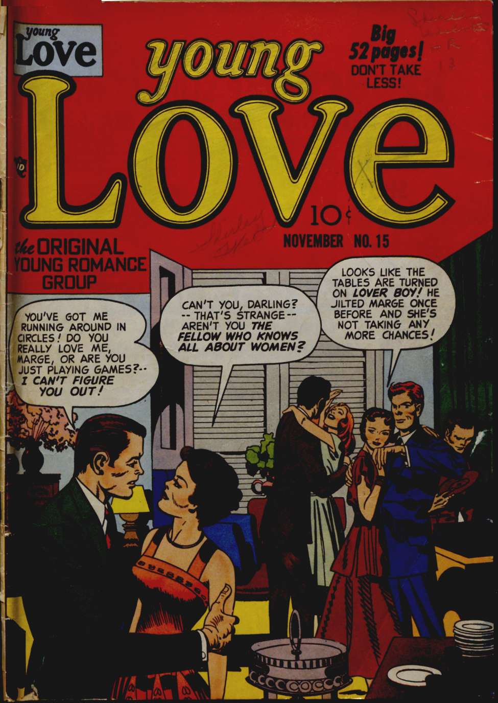 Comic Book Cover For Young Love 15