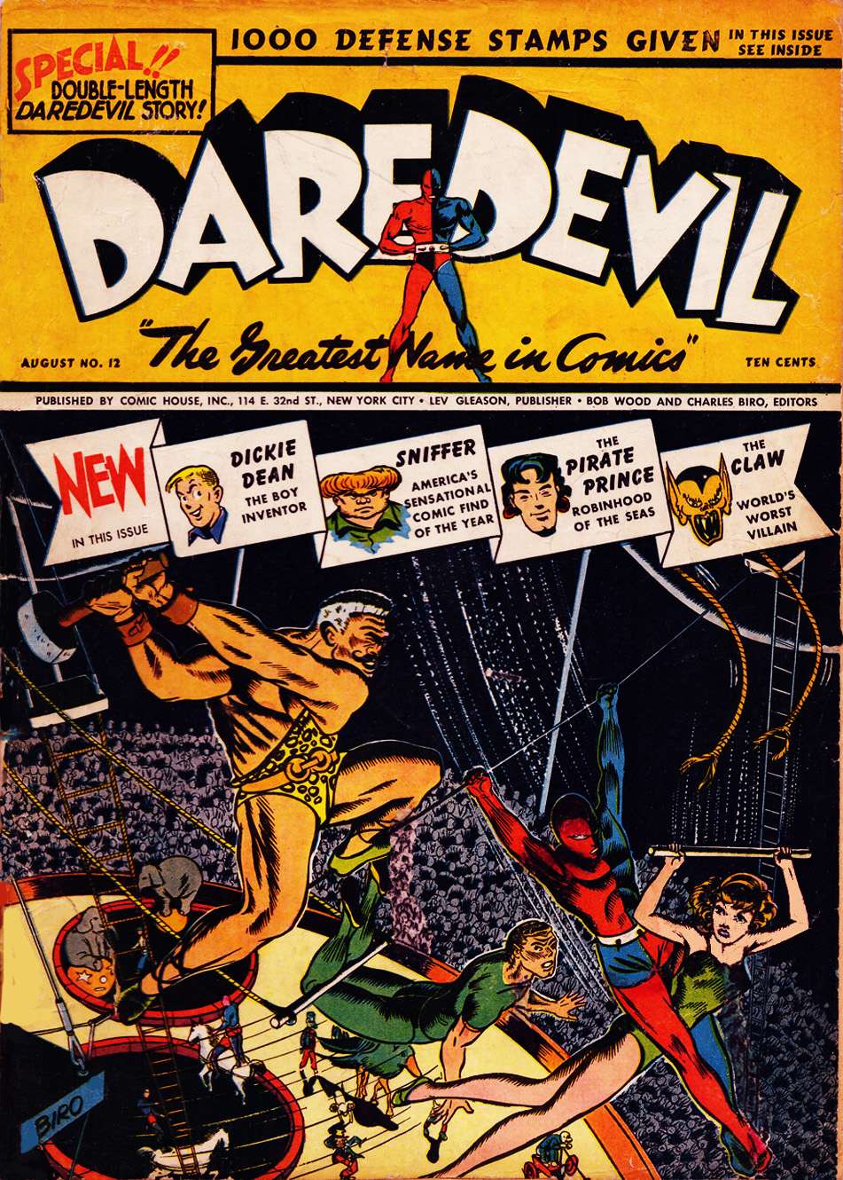 Comic Book Cover For Daredevil Comics 12