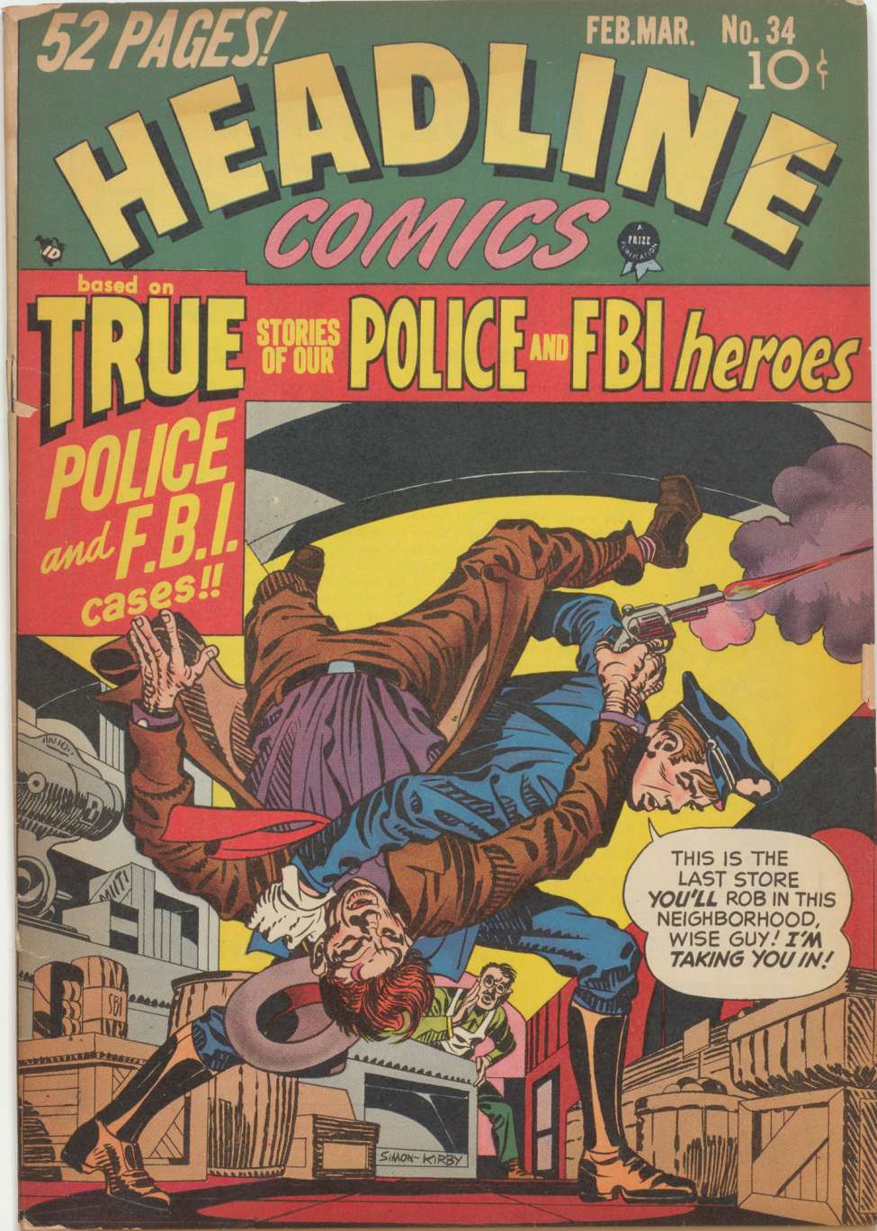 Comic Book Cover For Headline Comics 34 (alt) - Version 2