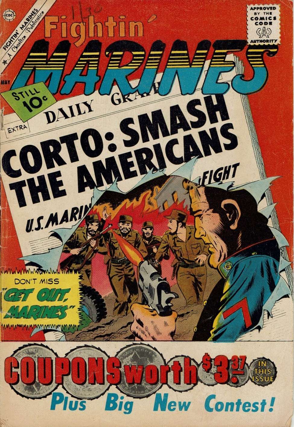 Comic Book Cover For Fightin' Marines 41