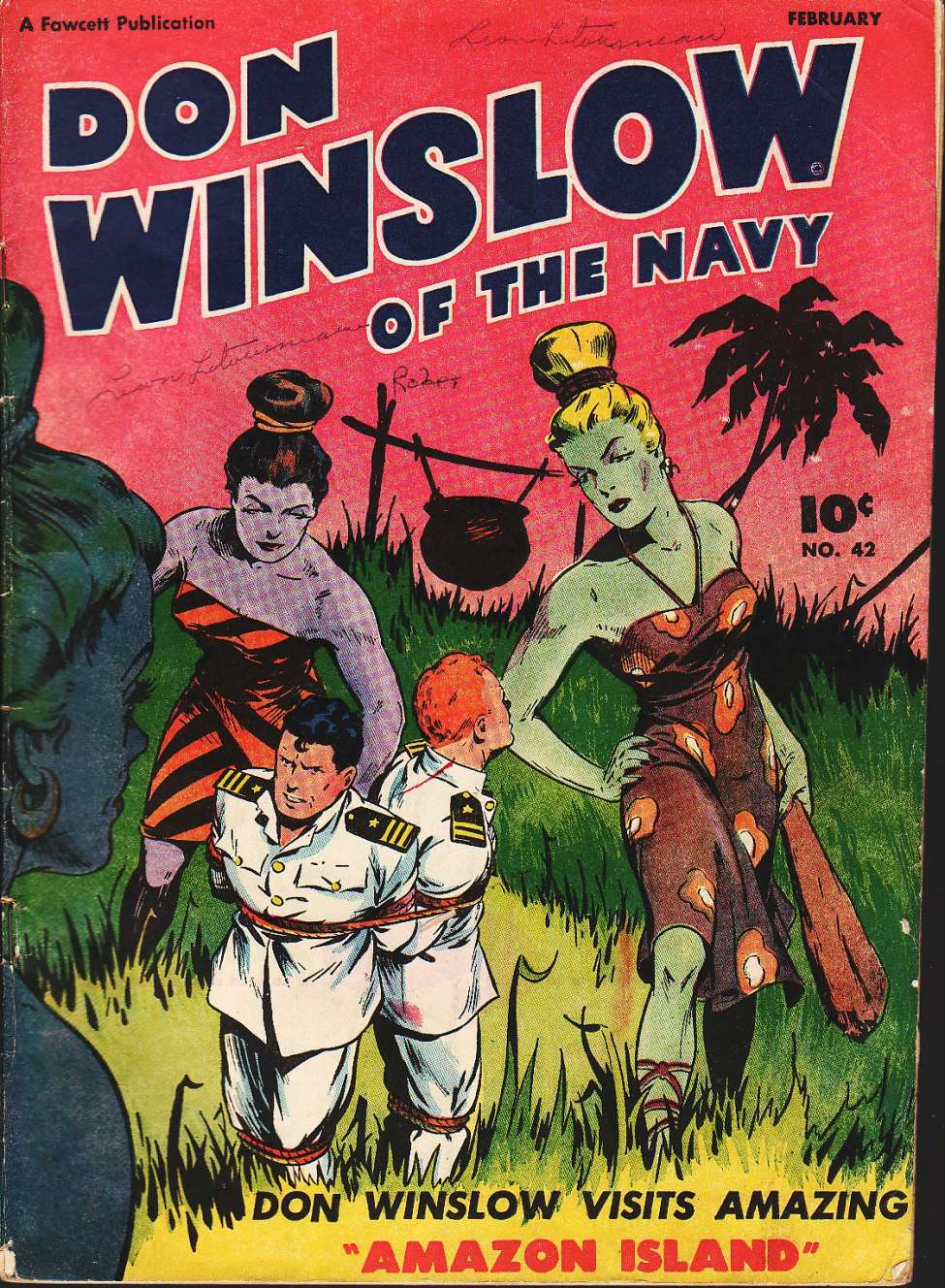 Comic Book Cover For Don Winslow of the Navy 42