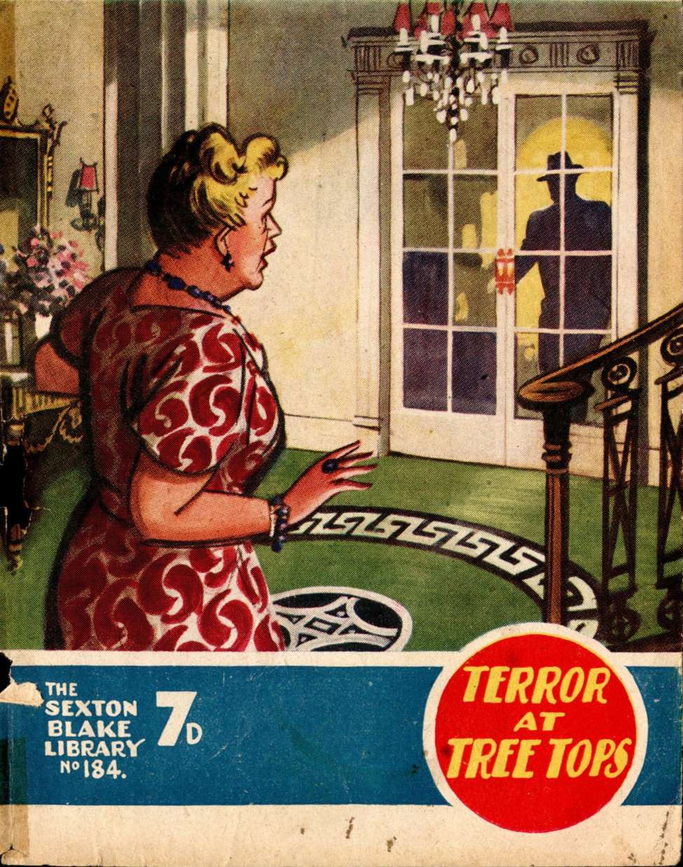 Comic Book Cover For Sexton Blake Library S3 184 - Terror at Treetops