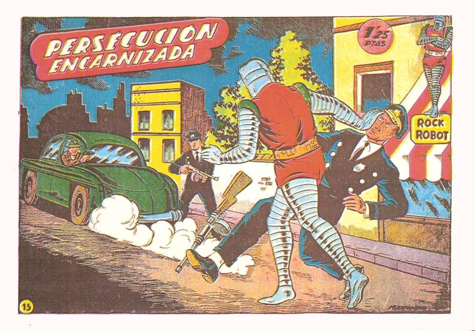 Book Cover For Rock Robot 15 - Persecucion Encarnizada
