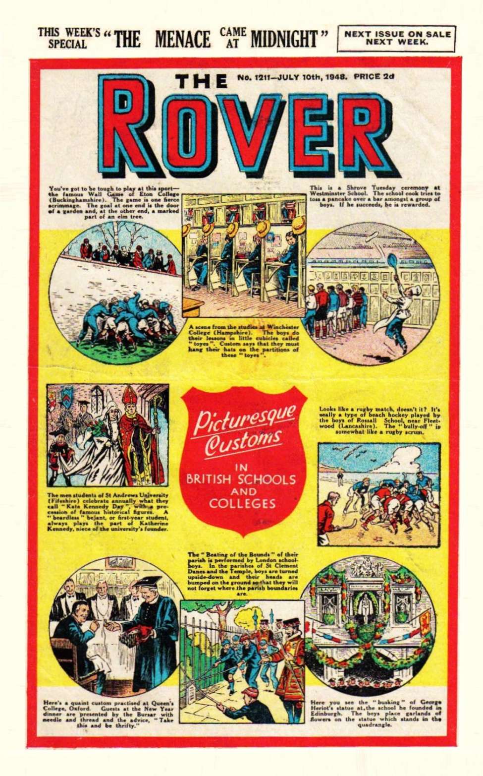 Comic Book Cover For The Rover 1211
