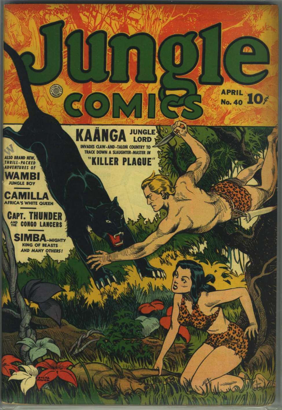 Book Cover For Jungle Comics 40