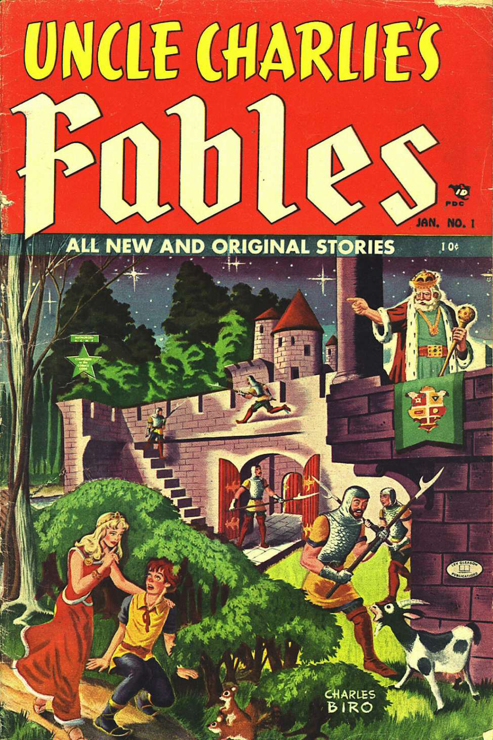Book Cover For Uncle Charlie's Fables 1