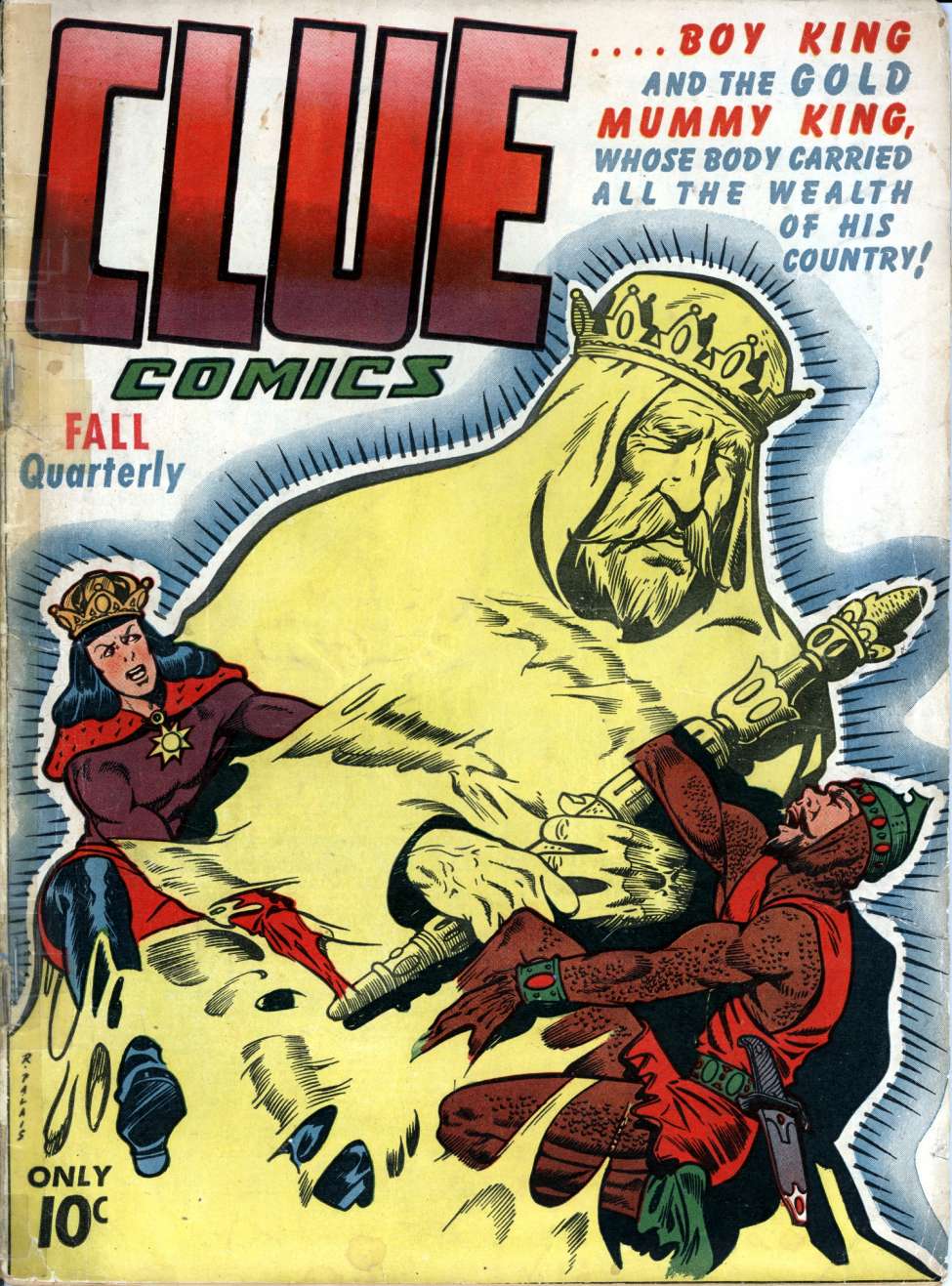 Comic Book Cover For Clue Comics 8