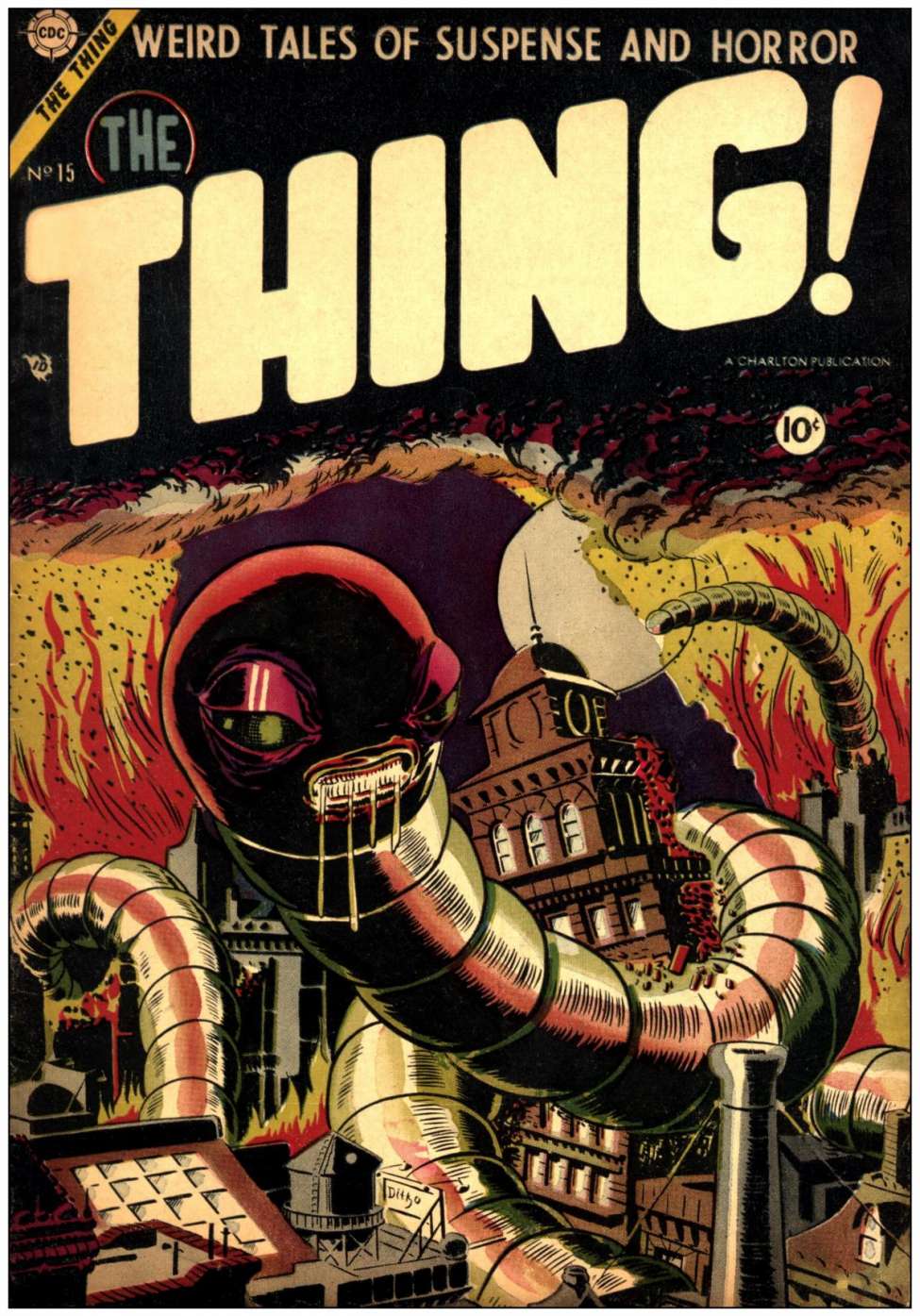 Comic Book Cover For The Thing 15