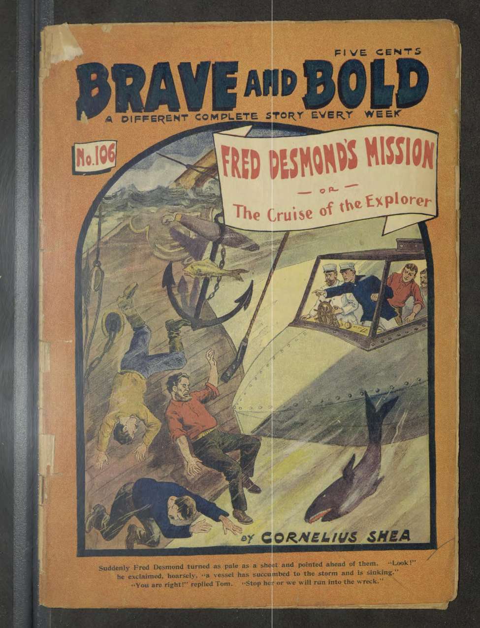 Book Cover For Brave and Bold 106 - Fred Desmond's Mission