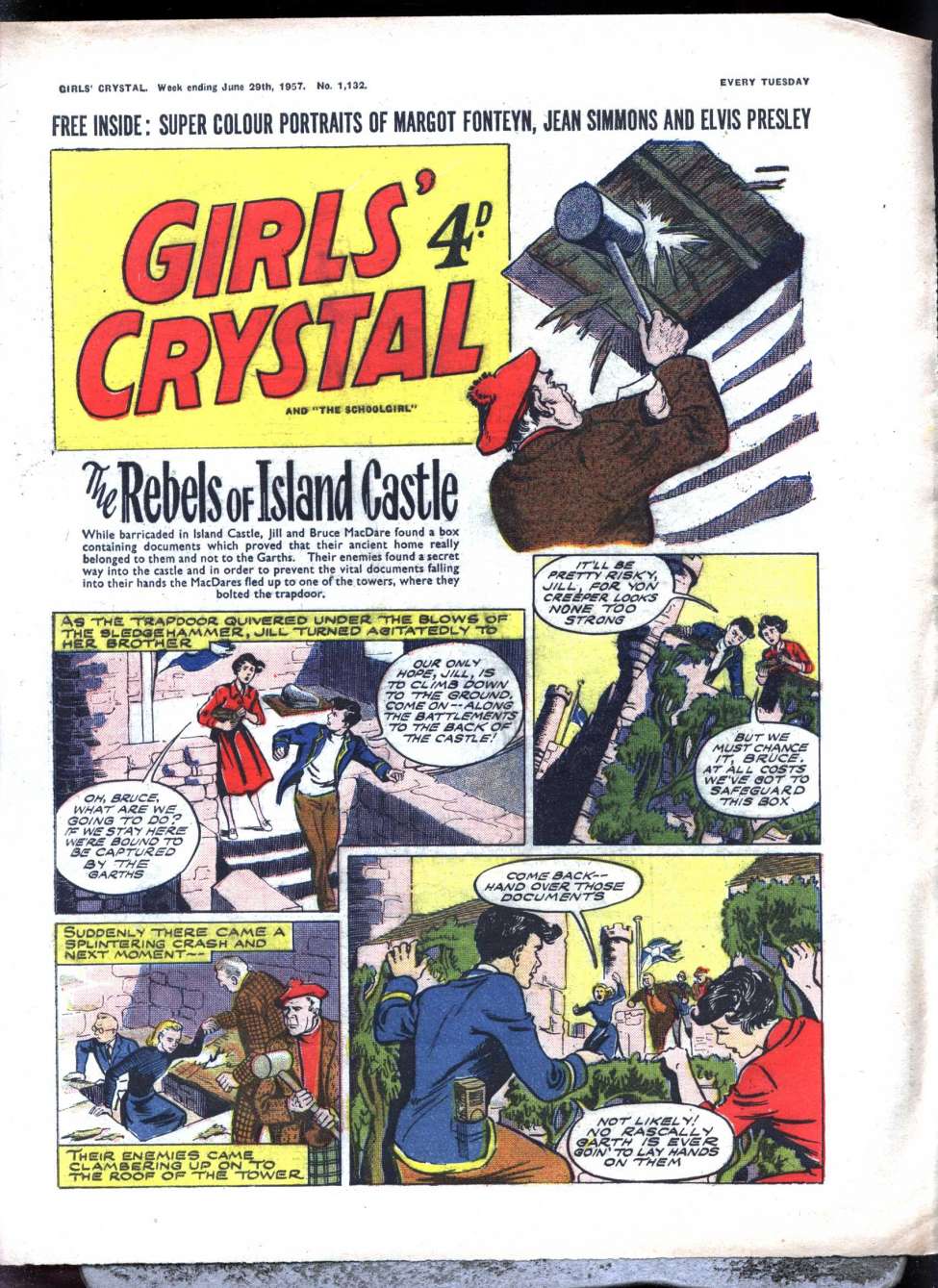 Comic Book Cover For Girls' Crystal 1132