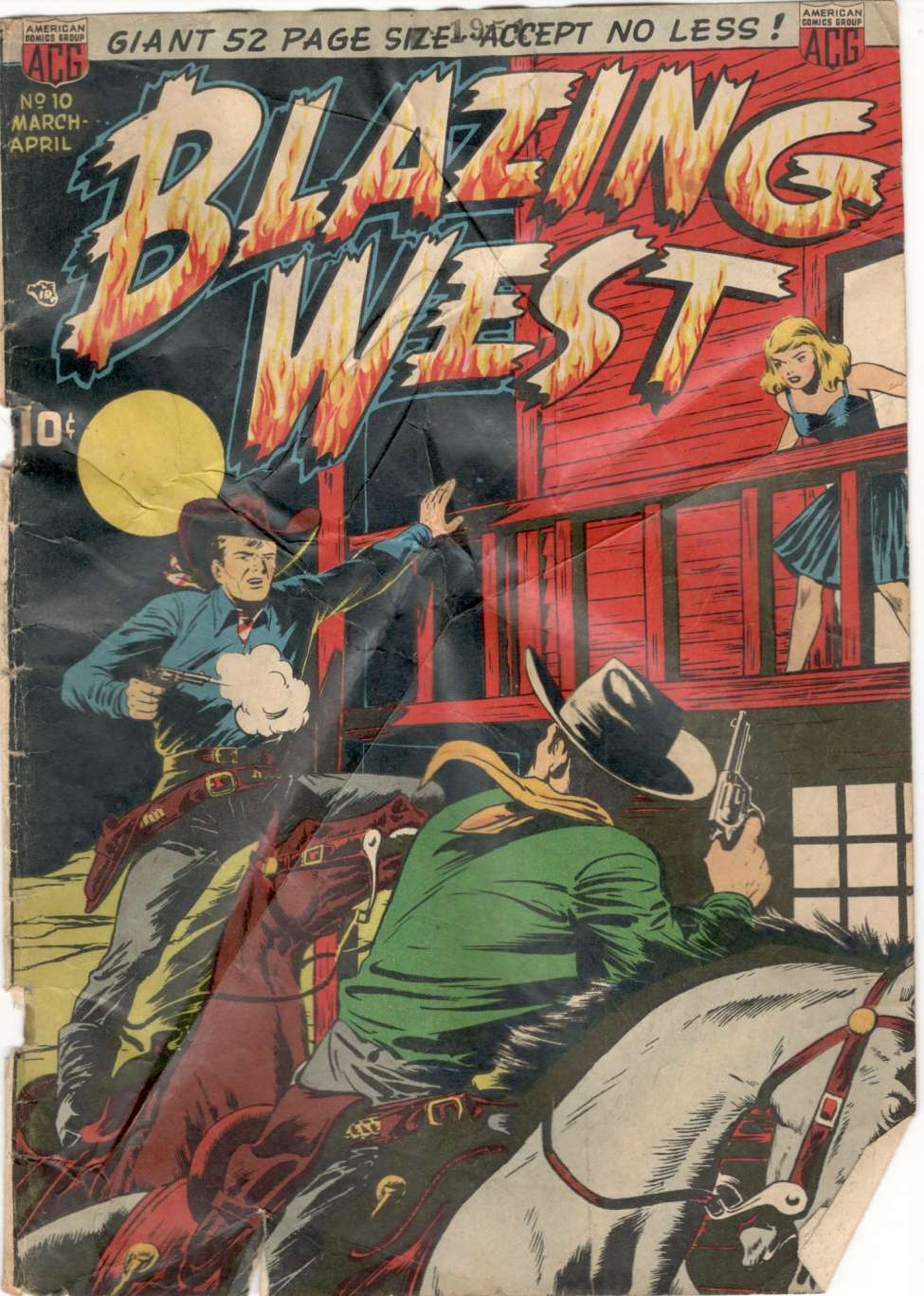 Comic Book Cover For Blazing West 10