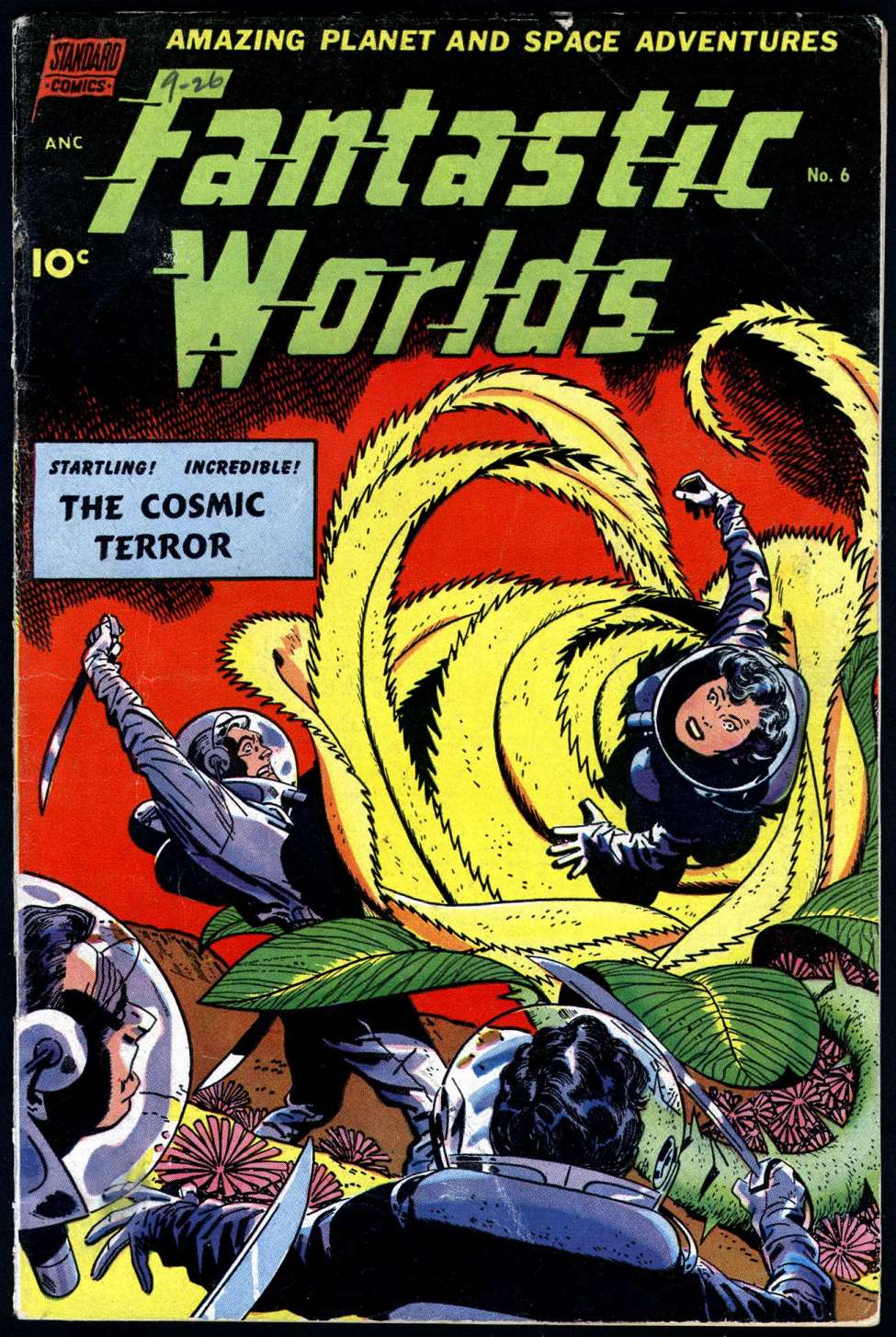 Comic Book Cover For Fantastic Worlds 6