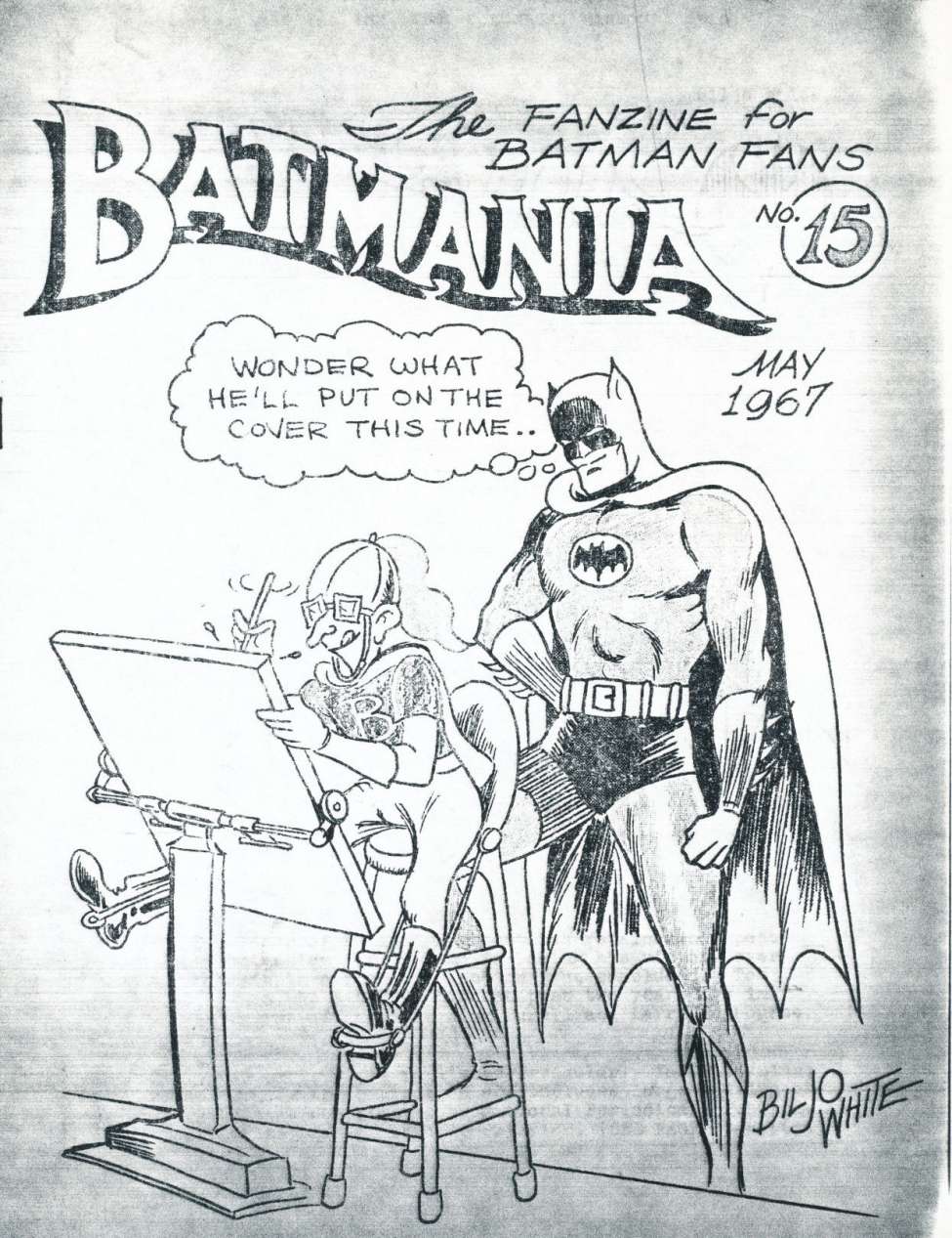 Comic Book Cover For Batmania 15