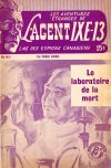 Cover For L'Agent IXE-13 v2 681 - Le laboratoire de la mort