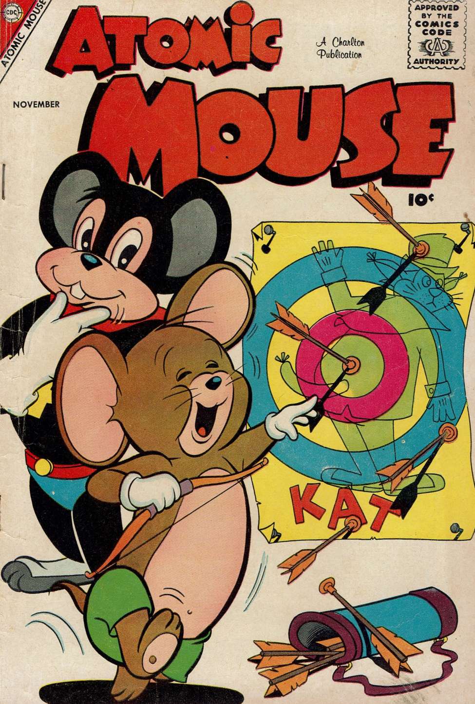 Comic Book Cover For Atomic Mouse 28 - Version 2