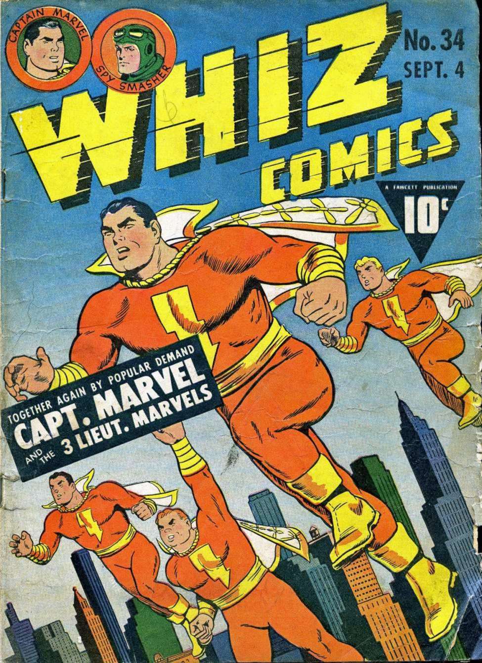 Book Cover For Capt. Marvel Whiz Archives Vol 8