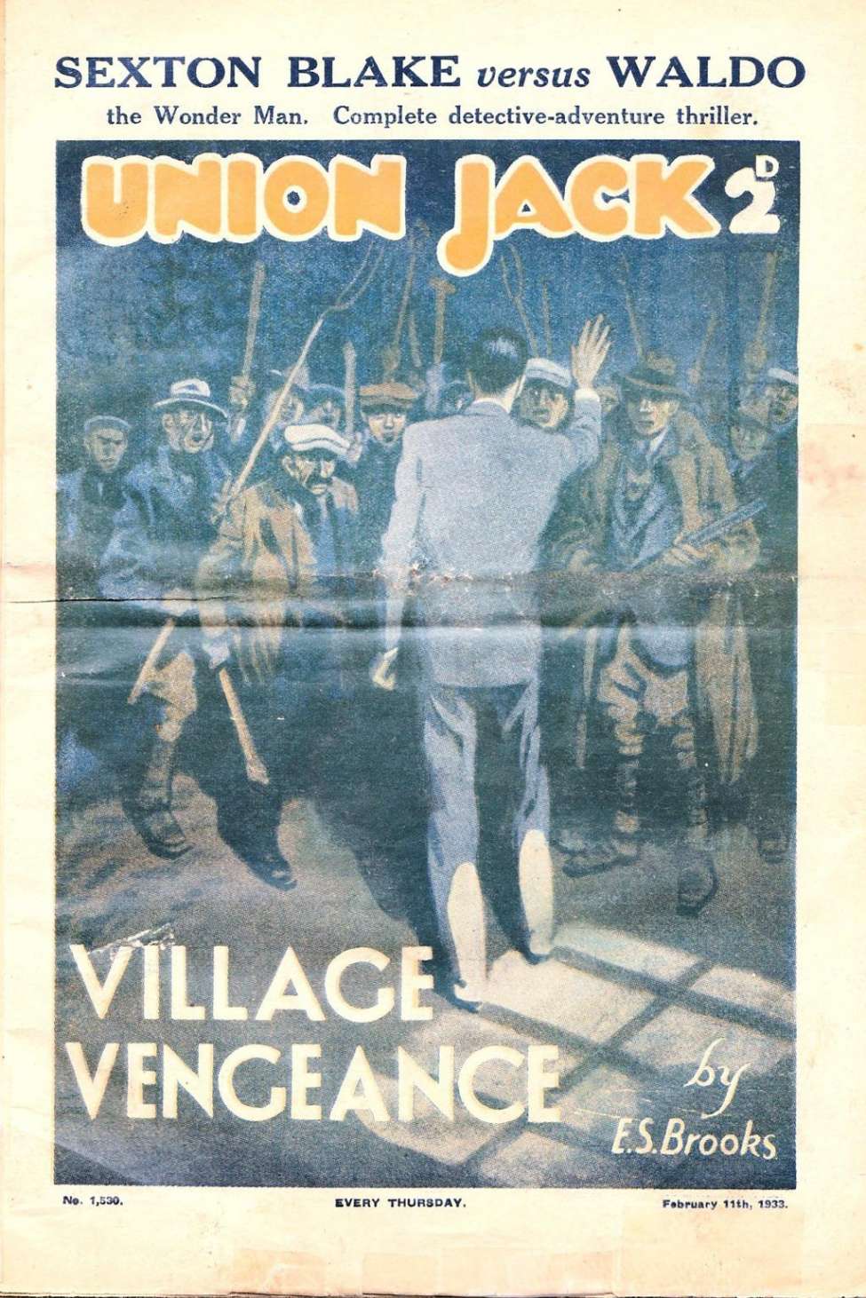 Book Cover For Union Jack 1530 - Village Vengeance