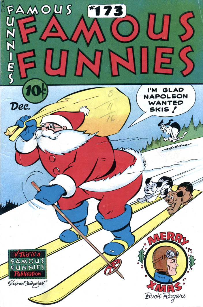 Comic Book Cover For Famous Funnies 173