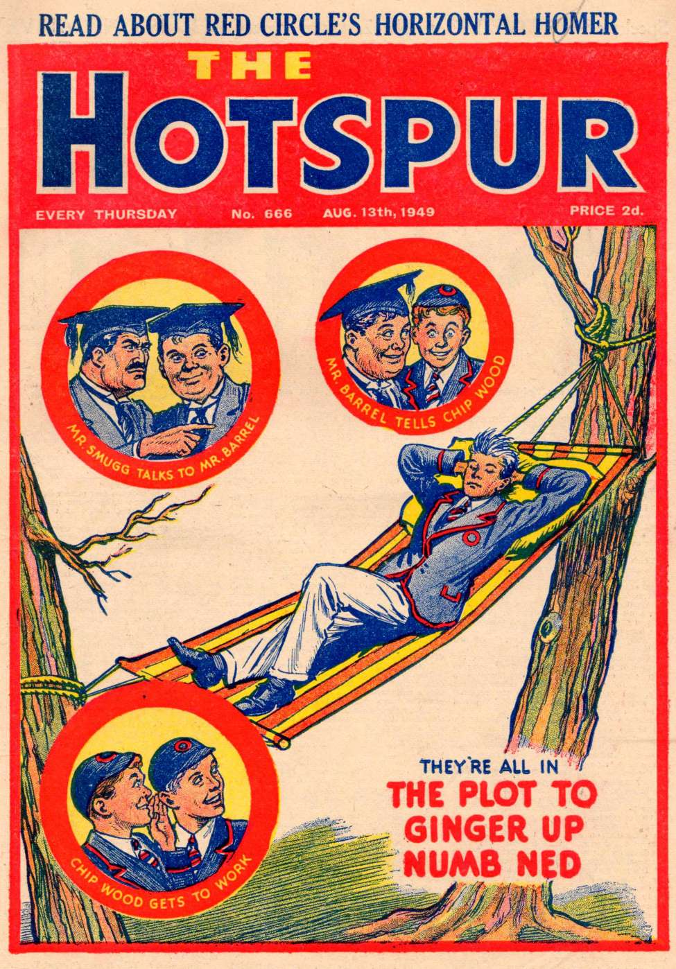 Comic Book Cover For The Hotspur 666