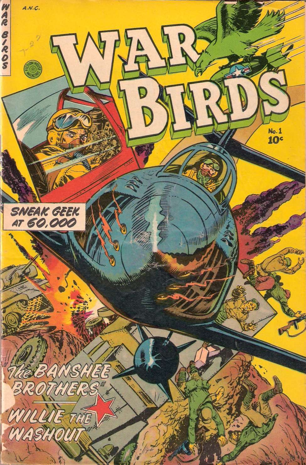 Comic Book Cover For War Birds 1
