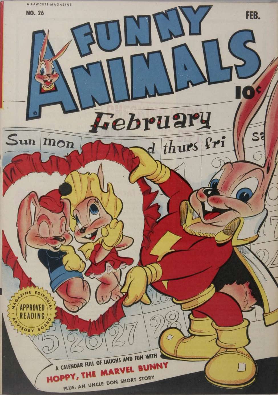 Comic Book Cover For Fawcett's Funny Animals 26