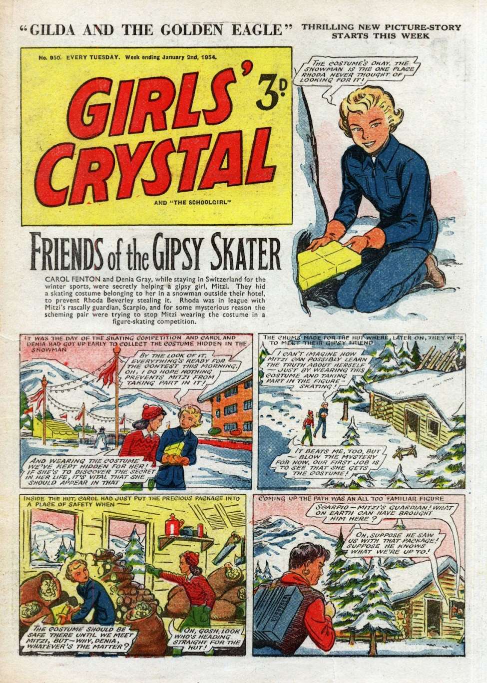 Comic Book Cover For Girls' Crystal 950