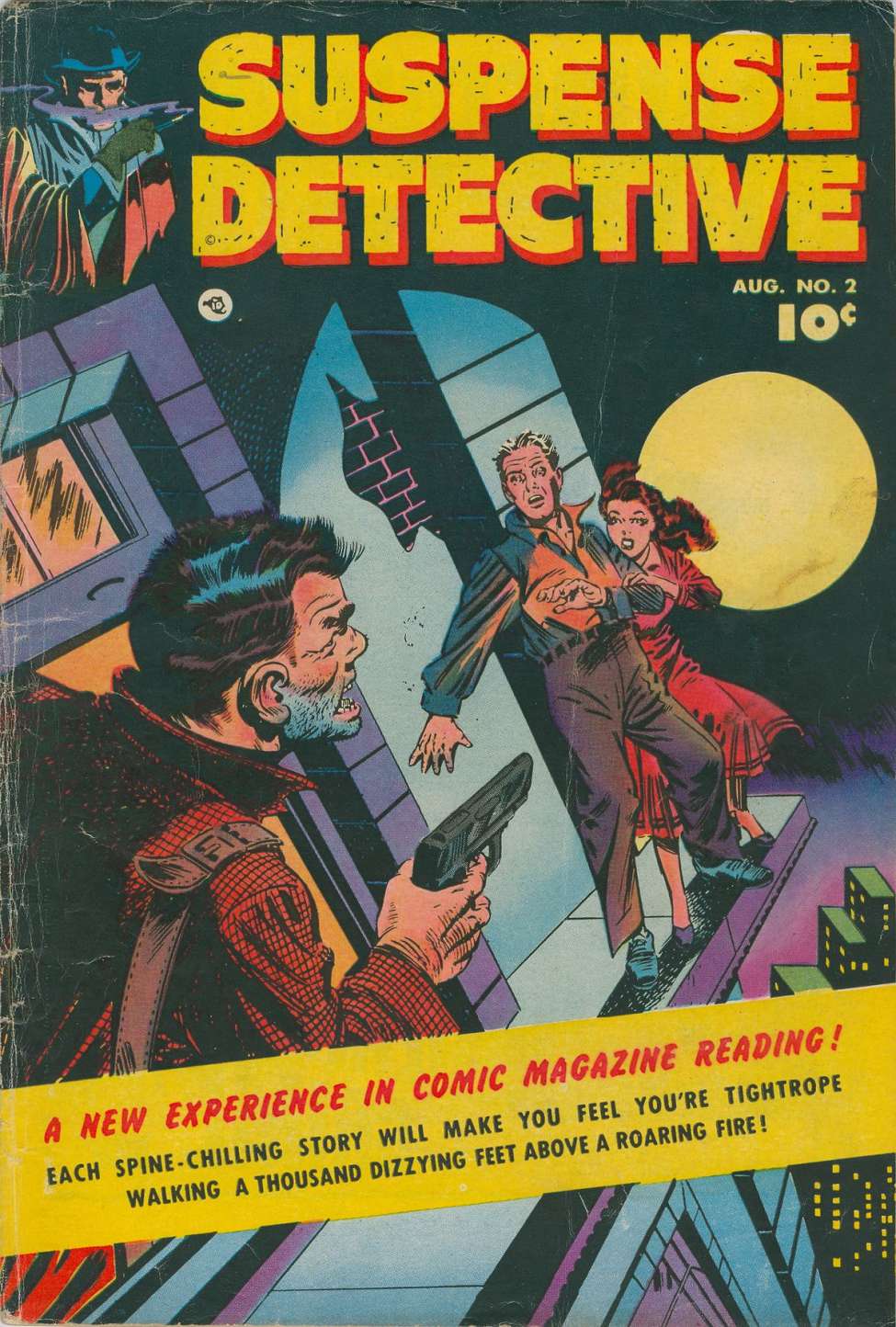 Comic Book Cover For Suspense Detective 2