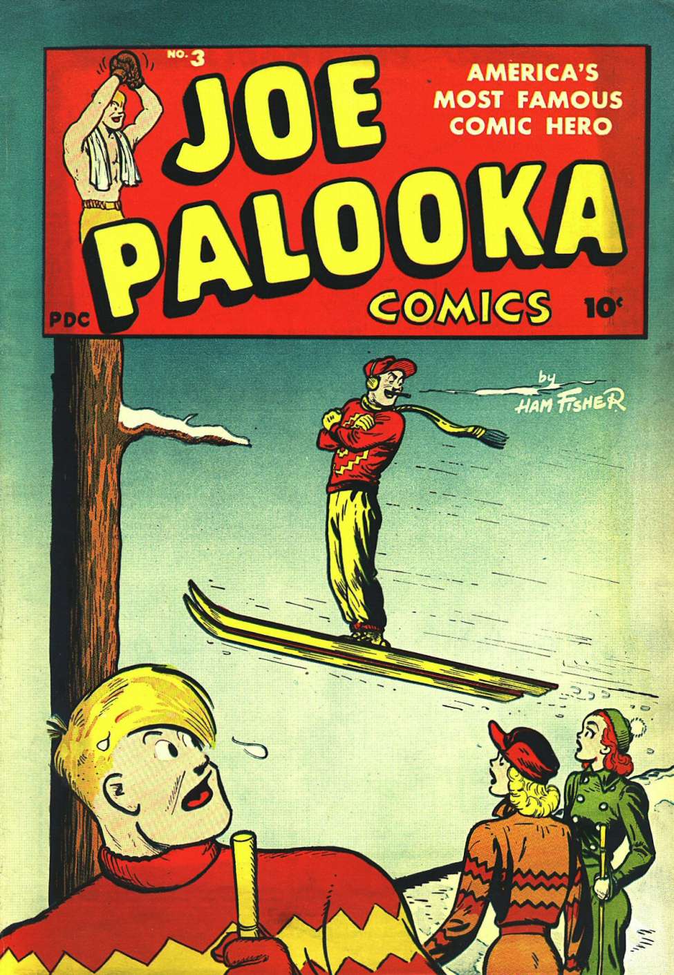Comic Book Cover For Joe Palooka Comics 3
