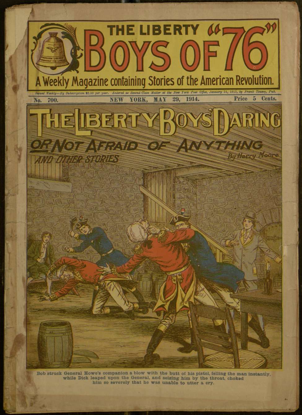 Book Cover For The Liberty Boys of 76 700 - The Liberty Boys Daring