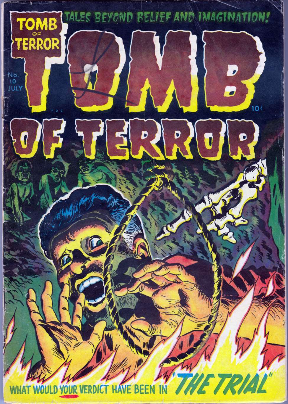 Comic Book Cover For Tomb of Terror 10
