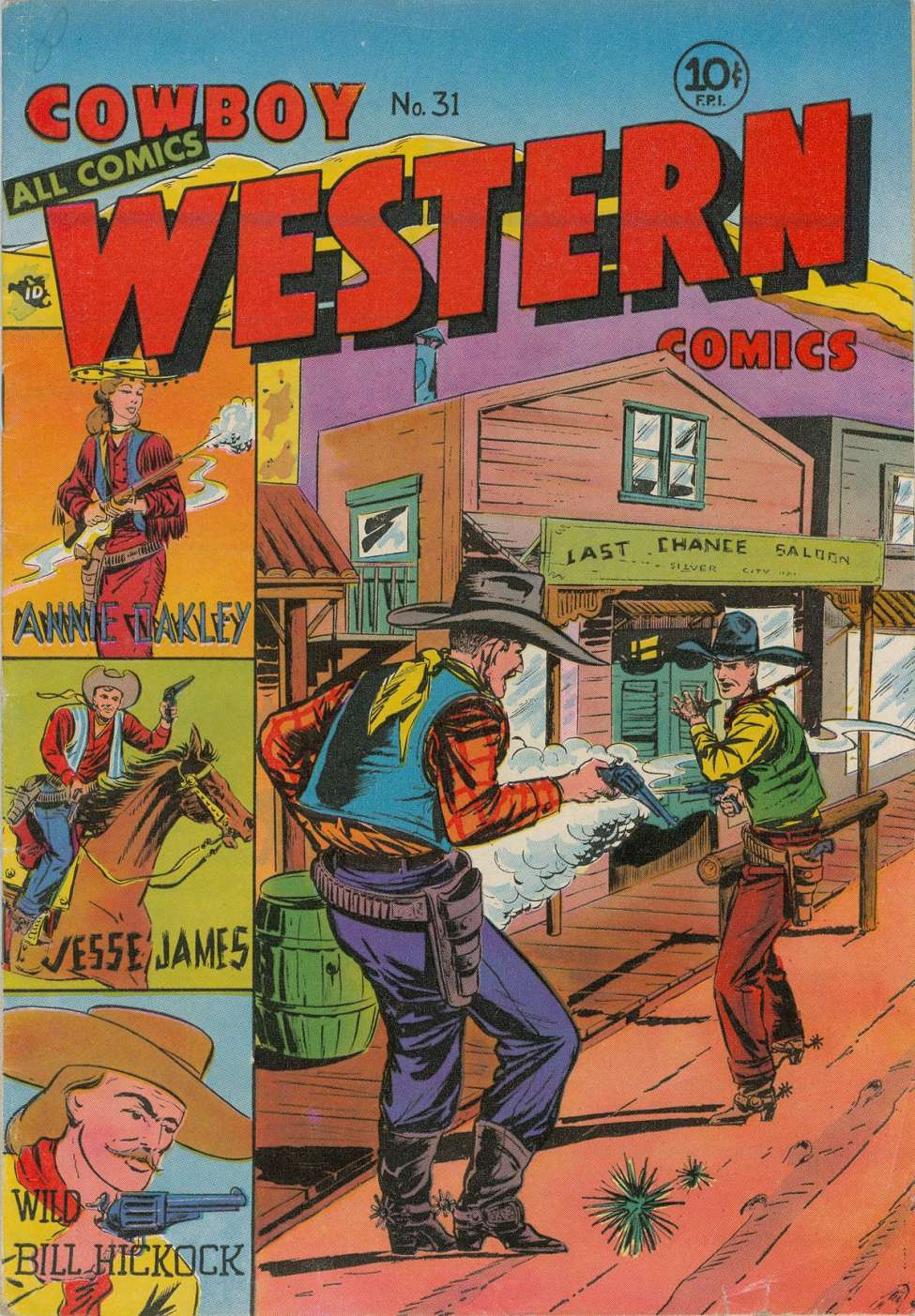 Comic Book Cover For Cowboy Western 31