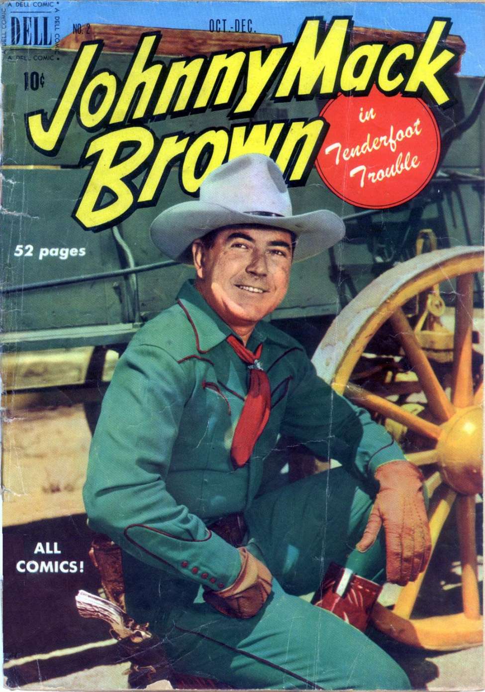 Comic Book Cover For Johnny Mack Brown 2