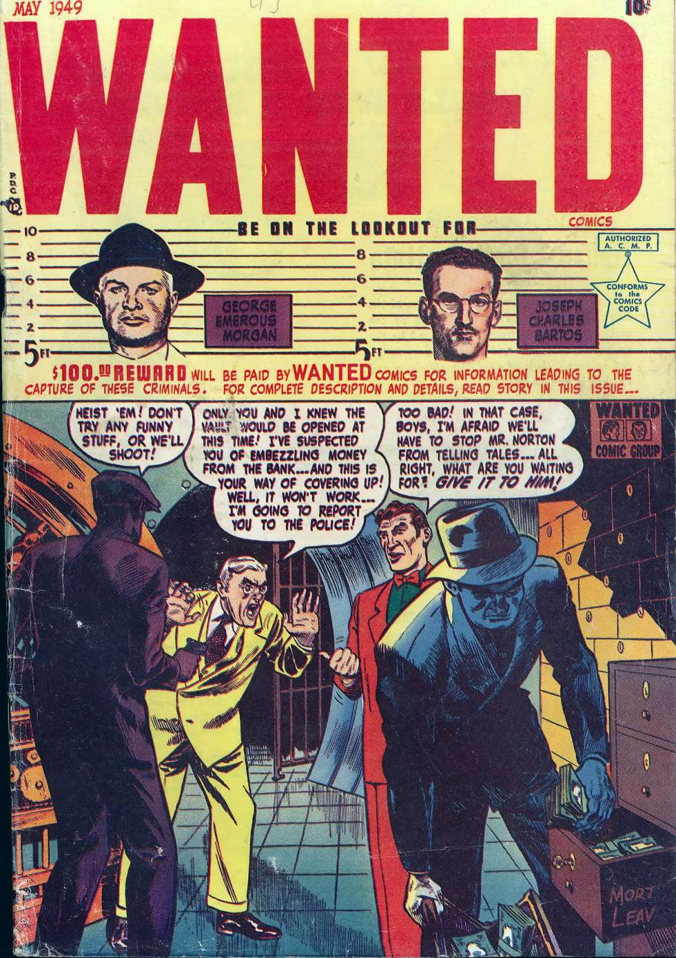 Comic Book Cover For Wanted Comics 20 - Version 1