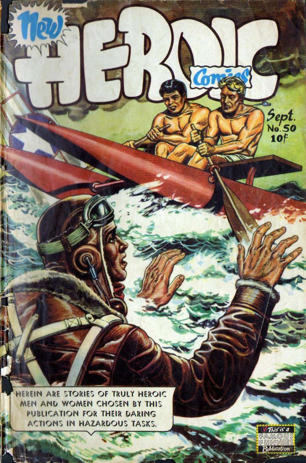 Comic Book Cover For Heroic Comics 50 (alt) - Version 2