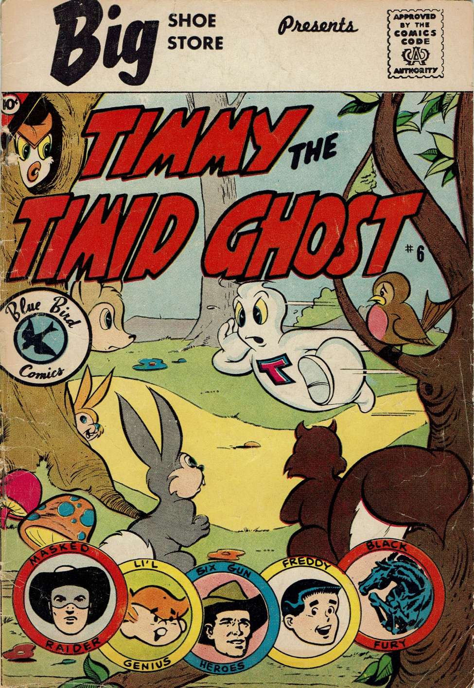 Book Cover For Timmy the Timid Ghost 6 (Blue Bird)