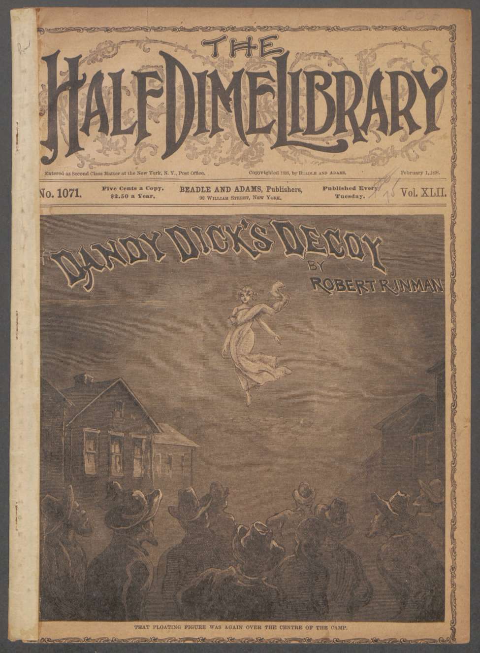 Book Cover For Beadle's Half Dime Library 1071 - Dandy Dick's Decoy