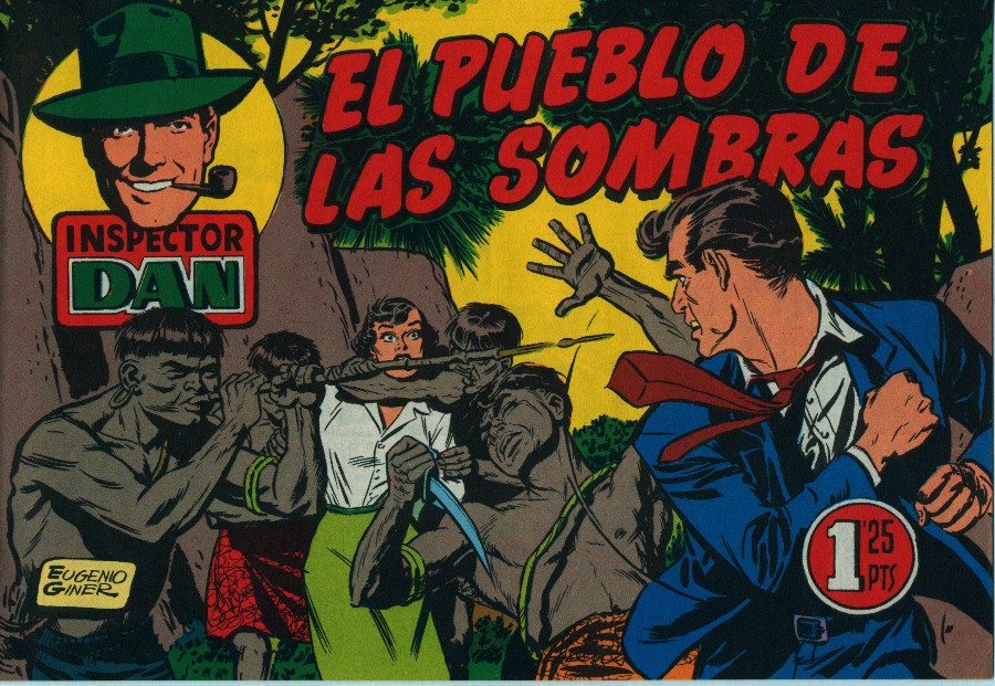Comic Book Cover For Inspector Dan 45 - El Pueblo de las Sombras