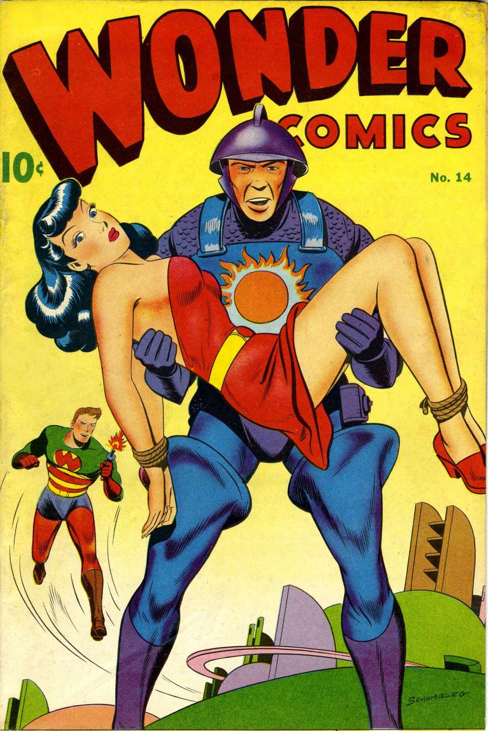 Comic Book Cover For Wonder Comics 14