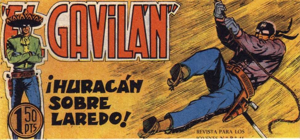 Comic Book Cover For El Gavilan 9 - Huracan Sobre Laredo