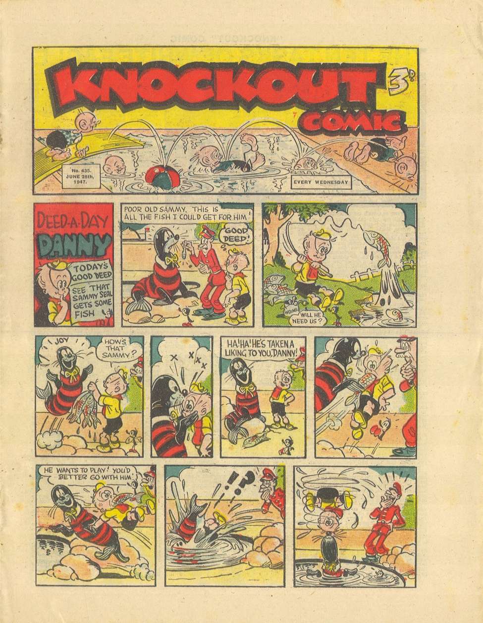 Comic Book Cover For Knockout 435