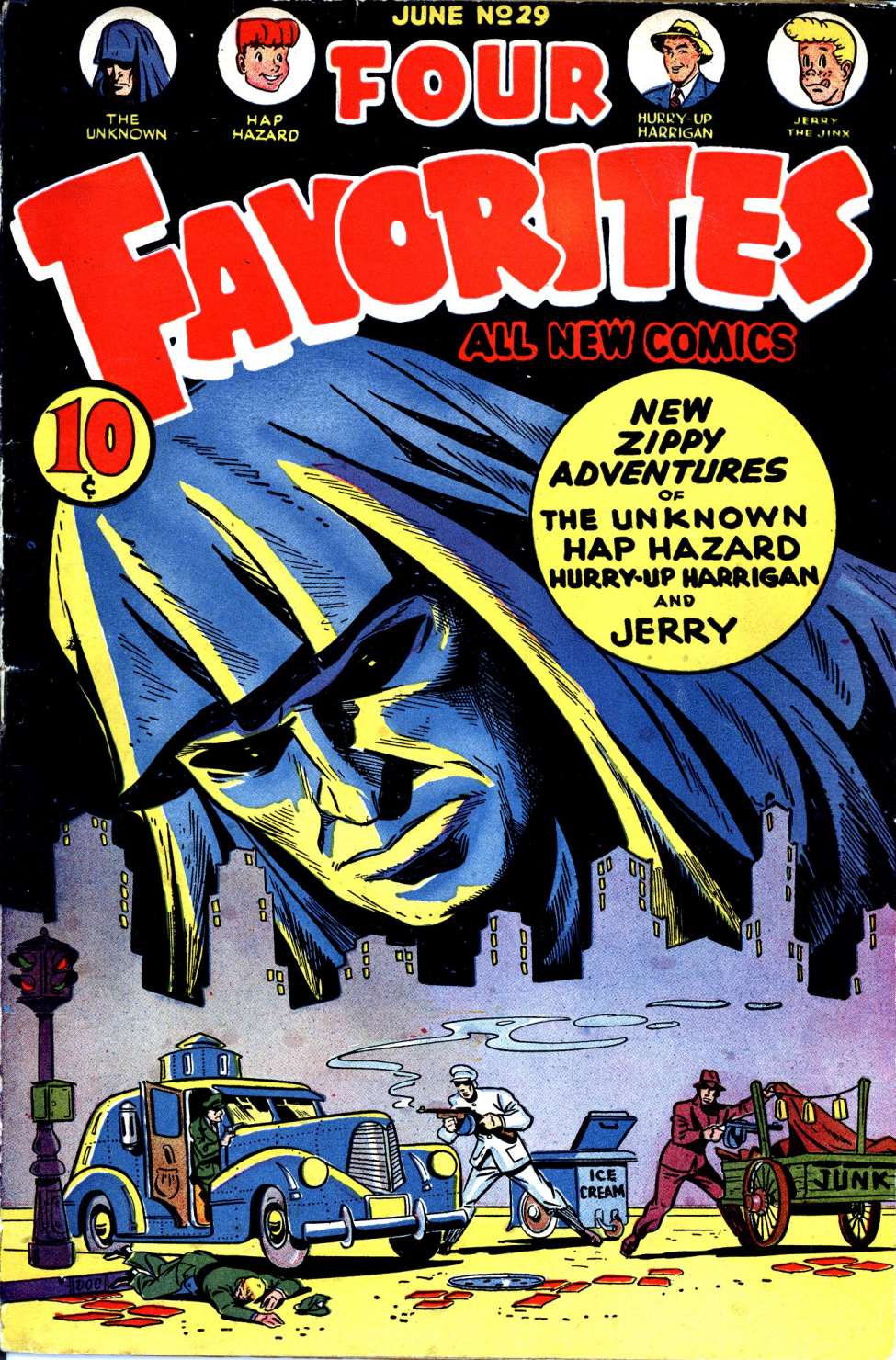 Comic Book Cover For Four Favorites 29 (alt) - Version 2