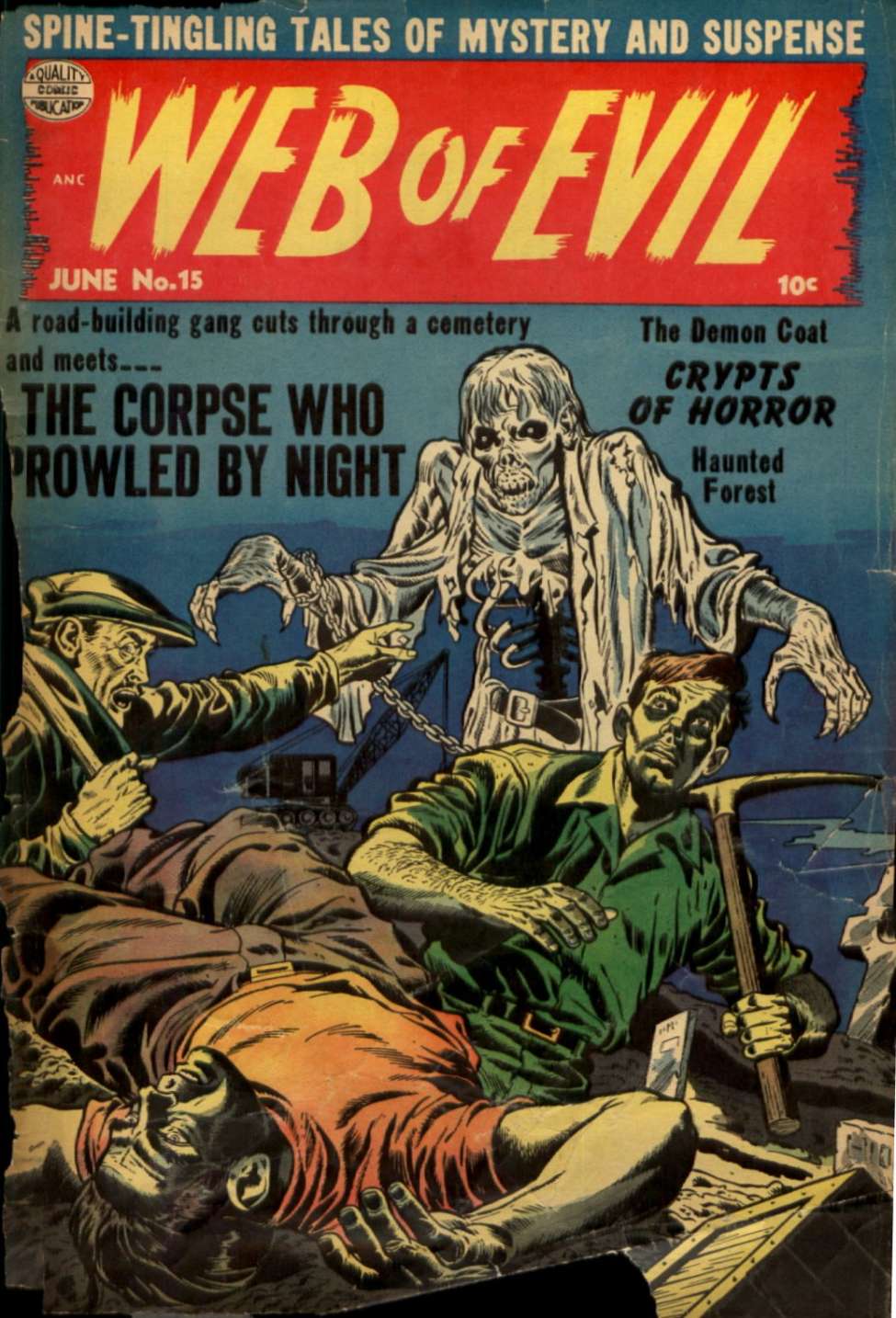 Comic Book Cover For Web of Evil 15