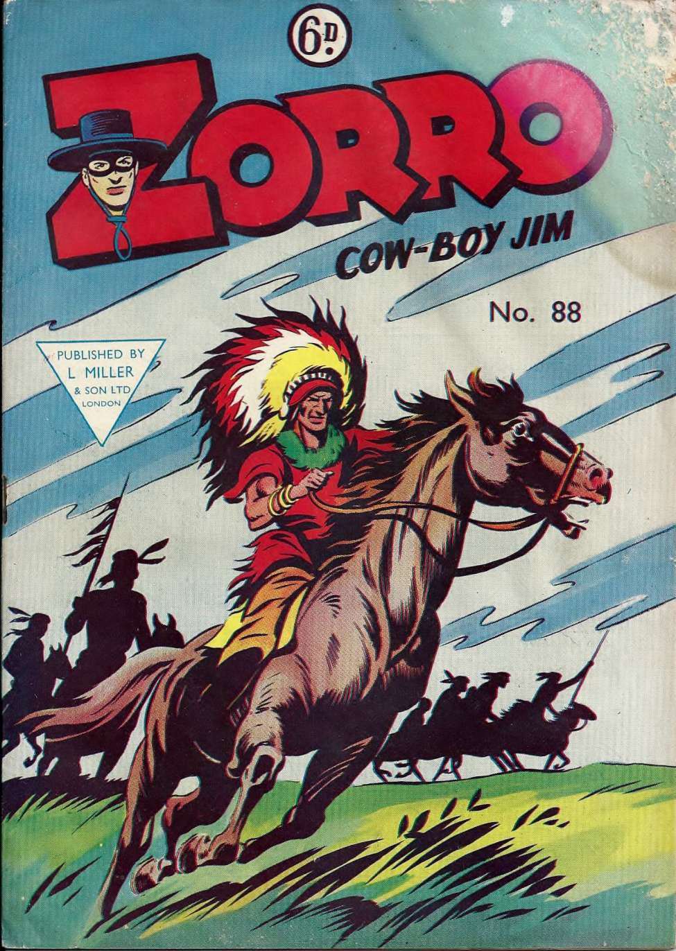 Comic Book Cover For Zorro 88 - Cow-boy Jim