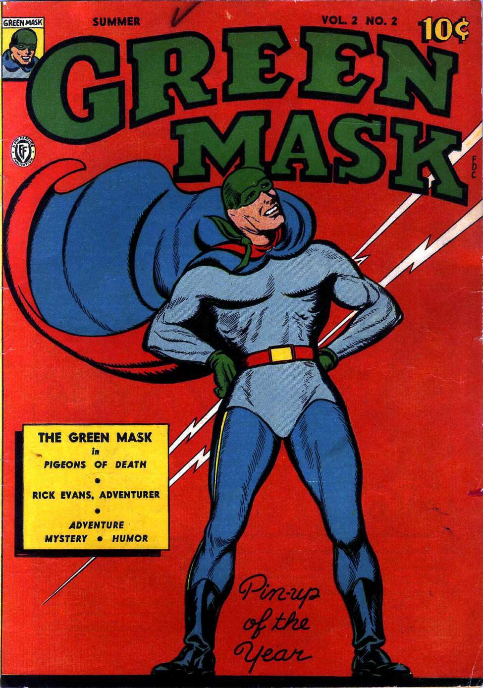Comic Book Cover For The Green Mask v2 2 - Version 1